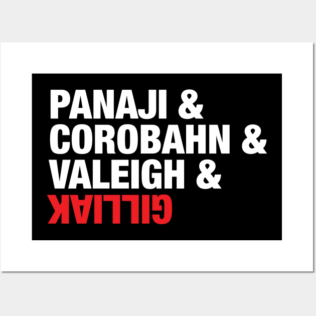 PANAJI, COROBAHN, VALEIGH & GILLIAK Wall Art by KARMADESIGNER T-SHIRT SHOP